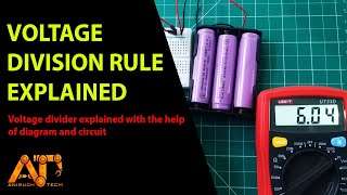 Voltage division rule explained using a circuit