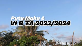 Putu Maha dan Kelas VI B TA 2023/2024 SD1KK melali ke Petitenget Beach // 15.06.2024