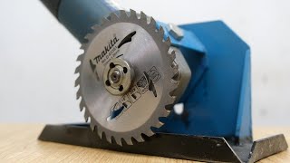 Idea A Handyman's Genius Invention - DIY Making A Circular Saw From Angle Grinder