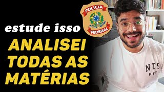 O que estudar para AGENTE ADMINISTRATIVO da Polícia Federal?