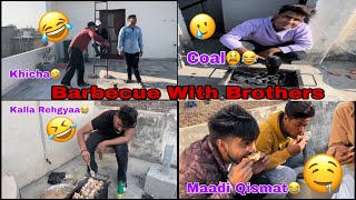 Barbecue Party With Brothers😍❤️|| Kite Vlog🌸|| Nikhil Setia