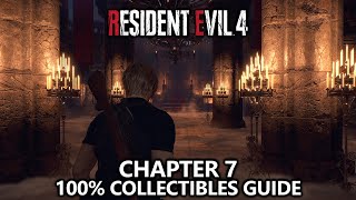 Resident Evil 4 - All Collectibles - Chapter 7 (Treasures, Castellans, Weapons, Upgrades, Recipes)