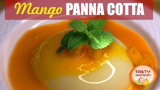 Mango Panna Cotta | Panna cotta mango l Easy Panna Cotta l Italian dessert