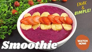 SMOOTHIES BOWL NAGA MERAH. DIJAMIN ENAK, SEHAT, DAN MUDAH !!