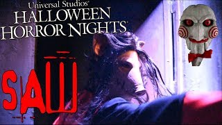 SAW Maze Walkthrough Halloween Horror Nights 2017