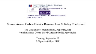 The Challenge of Measurement, Reporting, and Verification for Ocean-Based Carbon Dioxide Approaches