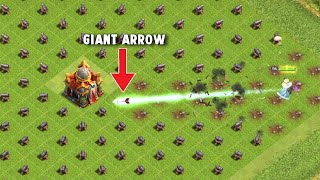 Giant Arrow Queen ability VS Level 1 Cannon Base  | Clashofclans