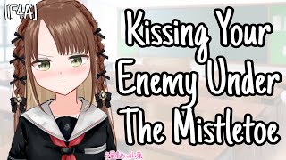 Kissing The Tsundere Under The Mistletoe [Enemies To Lovers] [Rivals] [Confession] [ASMR] [F4A]