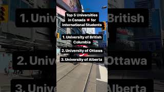 Top universities in Canada 🇨🇦 for international students