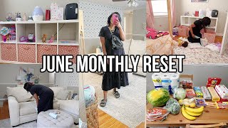 JUNE MONTHLY RESET! GOAL SETTING, HEALTHY HABITS, PRODUCTIVITY TIPS, CLEAN & ORGANIZE WITH ME