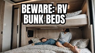 Grand design Bunk Bed Is Dangerous & Hard To Use #Camping #GrandDesign #rv ￼