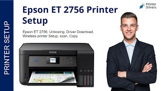 Epson ET 2756 printer Unboxing | Epson ET 2756 ink cartridge installation setup