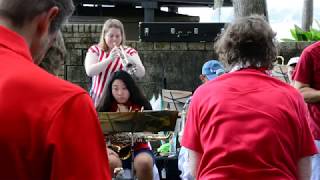 Taps, Alicia Claus, Trumpet, and Armed Services Medley, MSPA 4th of July Band, 2018