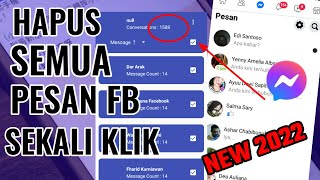 Cara mudah cepat hapus semua pesan fb sekaligus lewat hp 2022