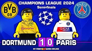 Borussia Dortmund vs PSG 1-0 • Champions League 2024 • All Goals & Highlights in Lego Football