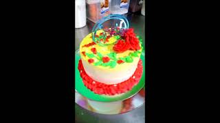 BIRTHDAY CAKE DESIGN IDEA || CHIFFON CAKE