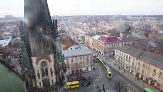 Lviv bird's-eye view. Львов с высоты птичьего полета.