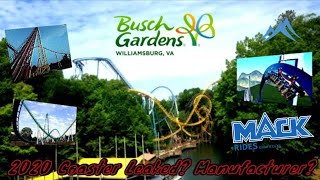 Busch Gardens Williamsburg 2020 Giga Leaked? Manufacturer?