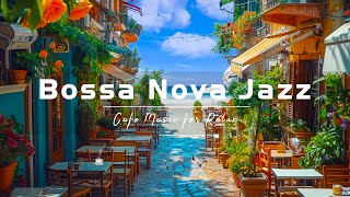 Seaside Serenity Bossa Nova Jazz Background - Tasty Brunch and the Mesmerizing Rhythm of Ocean Waves