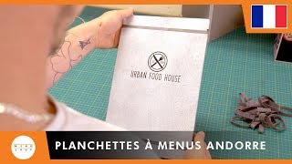 Planchettes à menus Andorre