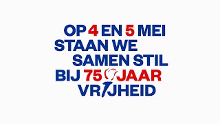 Samen staan we stil bij 75 jaar vrijheid