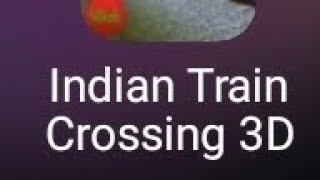 Поездка от первого лица на поезде(вид с автосцепки) в игре Indian Train Crossing 3D