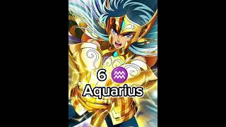 12 TOP STRONGEST GOLD SAINT #short #saintseiya #аниме #caballerosdelzodiaco #top12