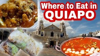 WHERE TO EAT IN QUIAPO | Food Trip in Quiapo Manila