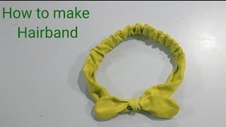 How to make hairband. #fashiondesignstudio# hairband.