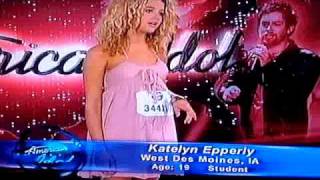 American Idol 2010 Chicago Audition: Katelyn Epperly