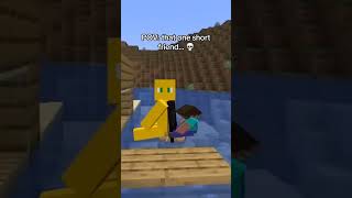 The short friend in Minecraft #minecraft #meme