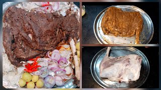 Roasted mutton leg| chatpati mutton leg| chatkhary wali mutton raan recipe...#viral #trending#food