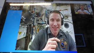 Live Video Call to the International Space Station in Orbit above