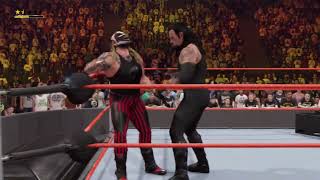 WWE2K24 UNDERTAKER VS THE FIEND BRAY WYATT CASKET MATCH