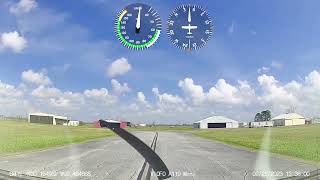 Final, Landing and Taxi to Hanger - Le Gros Memorial Airport-3R2, Crowley, La