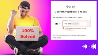 This phone number cannot be used for verification | 100% Solution | New Gmail account kaise banaye