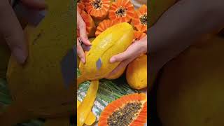 Oddly Satisfying Farm Fresh Ninja Fruit ASMR Eating! 🍓🥭🍉  Taste Test Buffet 🍇🍏🍌  You'll Want S