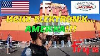 Amerika'da UCUZ ELEKTRONİK nasıl alınır??? Las Vegas Fry's Elektronik.. Amerika Vlog #14