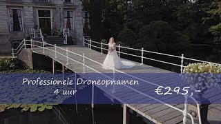 Droneopnamen huwelijk Trouwlocatie kasteel ter Horst Loenen