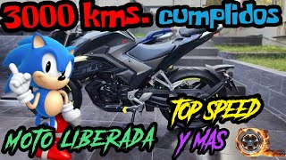 PERIODO DE ASENTAMIENTO CUMPLIDO "Moto liberada" 3000kms. 🛵🏍️🔥🤙🏽😲😎😜🤣👍👋🔥