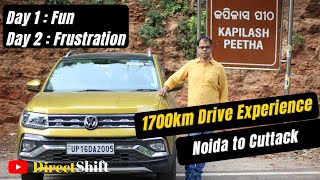 1700km Drive - Delhi to Odisha by VW Taigun GT Plus - Preparation, Mistakes, Mileage and Issues