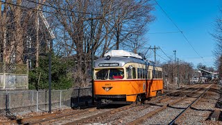 Ashmont-Mattapan High Speed Line PCC 3265 Departing Ashmont