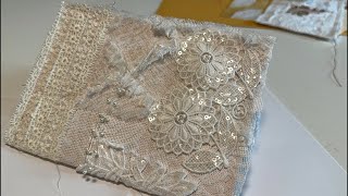 Let’s make a Vintage Lace wrap around journal