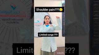 shoulder pain exercise ✨🔥try these exercises #youtubeshorts #shoulderpain #physicaltherapy #shorts