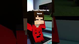 Me finally finishing my house in Minecraft #minecraft #memes #minecraftmemes #minecraftshorts #meme