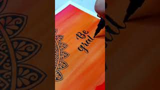 Hand lettering | Satisfying Art Video | Calligraphy