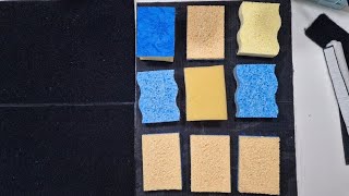 2098#sponge #scrub #asmr on #old #velcro #tablebase #messy #crunchy #sticky #mix #relaxing