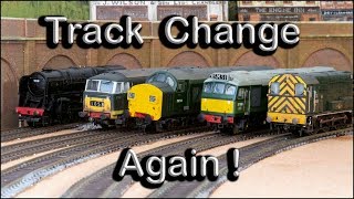 41. Chadwick Model Railway, track change again!