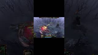 Queen Of Pain try to catch Shadow Shaman #dota2  #shorts #topson #miracle