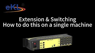 Extend&switch at the same time.1U rack mode